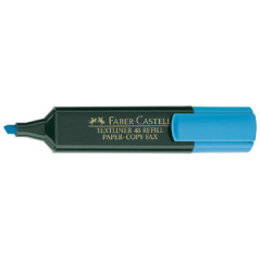 Faber-Castell 154851 evidenziatore 1 pz Punta smussata Blu