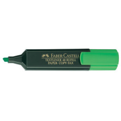 Faber-Castell 154863 evidenziatore 1 pz Punta smussata Verde