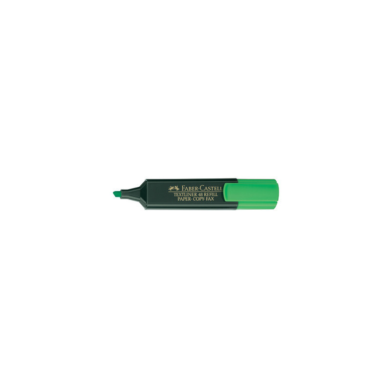 Faber-Castell 154863 evidenziatore 1 pz Punta smussata Verde Faber-Castell 154863 evidenziatore 1 pz Punta smussata Verde