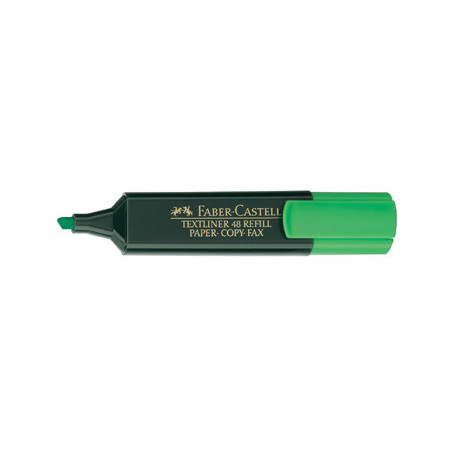 Faber-Castell 154863 evidenziatore 1 pz Punta smussata Verde
