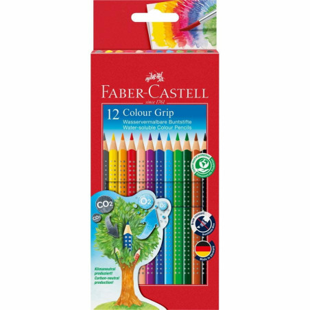 Faber-Castell 112412 pastello colorato Multi 12 pz
