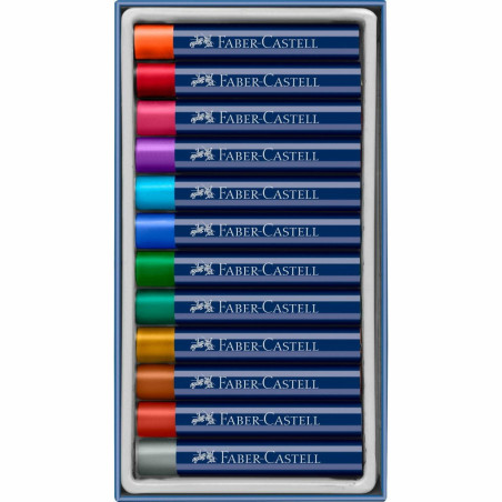 Faber-Castell 127014 pastello Pastello a olio Multicolore 1 pz