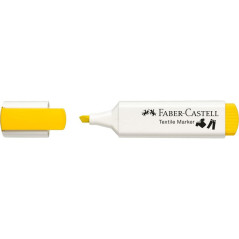 Faber-Castell 159520 marcatore permanente Punta smussata Nero, Blu, Verde, Rosso, Giallo 5 pz