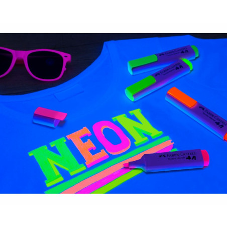 Faber-Castell 159591 evidenziatore 4 pz Verde, Arancione, Rosa, Giallo