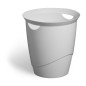 Durable 776010 cestino per rifiuti Rotondo Plastica Grigio