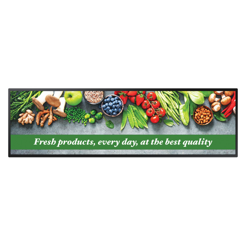 Samsung SH37C Design panorama 94 cm (37") LCD Wi-Fi 700 cd/m² Nero Tizen 7.0 24/7 Samsung SH37C Design panorama 94 cm (37") LCD Wi-Fi 700 cd/m² Nero Tizen 7.0 24/7