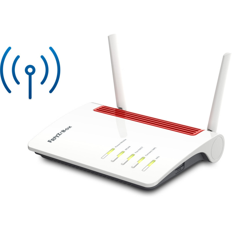 Box FRITZ! 6850 4G International router wireless Gigabit Ethernet Dual-band (2.4 GHz/5 GHz) Bianco
