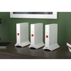 Mesh Set FRITZ! 4200 3-pack Edition Inter Dual-band (2.4 GHz 5 GHz) Wi-Fi 6E (802.11ax) Rosso, Bianco 2x2 4x4