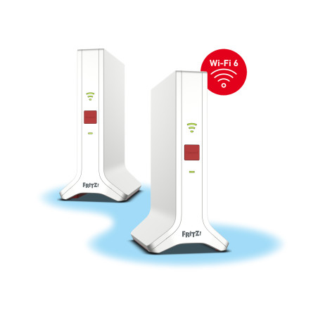 Mesh Set FRITZ! 4200 2-pack Edition International Dual-band (2.4 GHz 5 GHz) Wi-Fi 6 (802.11ax) Rosso, Bianco 2x2 4x4