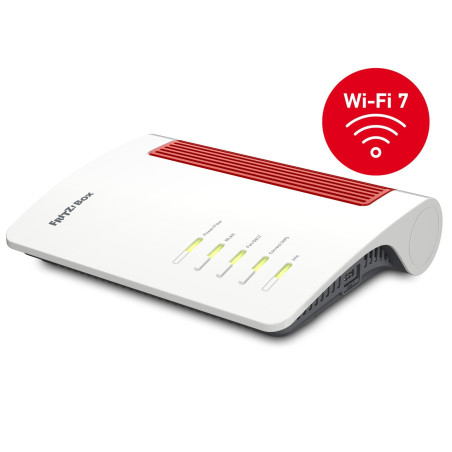Box FRTZ! 5690 International router wireless 2.5 Gigabit Ethernet Dual-band (2.4 GHz 5 GHz) Rosso, Bianco