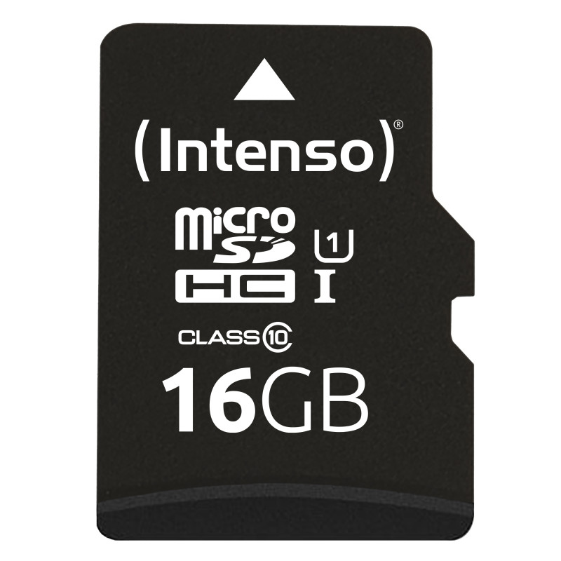 Intenso 16GB microSDHC UHS-I Classe 10 Intenso 16GB microSDHC UHS-I Classe 10