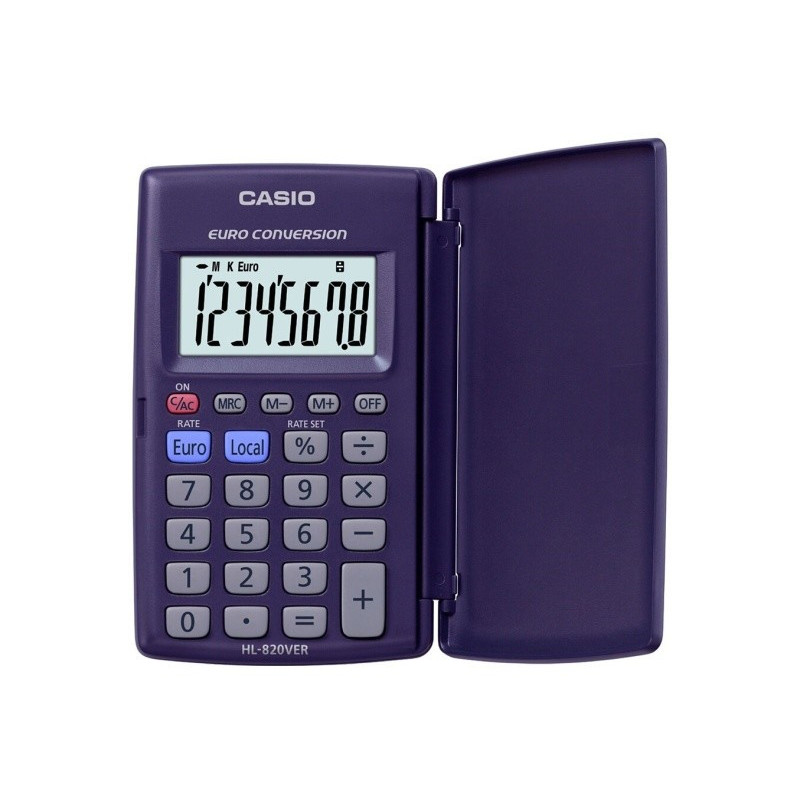 Casio HL-820VERA-WA-EP calcolatrice Tasca Calcolatrice di base Blu Casio HL-820VERA-WA-EP calcolatrice Tasca Calcolatrice di base Blu