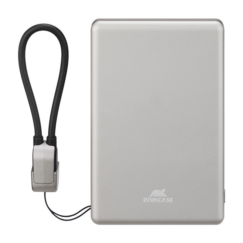 Rivacase VA2616 (5000 mAh) Banca di alimentazione Magsafe wireless 15W + QC/PD20W con passante per cavo
