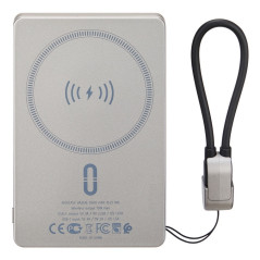 Rivacase VA2616 (5000 mAh) Banca di alimentazione Magsafe wireless 15W + QC PD20W con passante per cavo