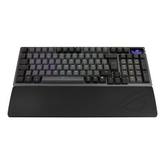 ASUS ROG Azoth 96 HE tastiera Gaming USB + RF Wireless + Bluetooth Nero
