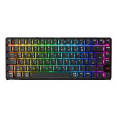 CHERRY XTRFY K33 Compact Wireless tastiera Gaming USB + RF Wireless + Bluetooth QWERTZ Tedesco Nero