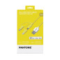 Pantone PT-USB003Y1 cavo USB 1,2 m USB A USB C/Micro USB A/Lightning Giallo