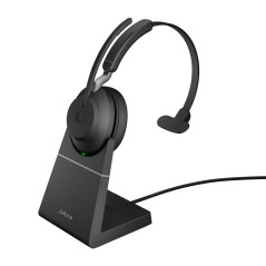 Jabra Evolve2 65 Auricolare Wireless A Padiglione Ufficio USB tipo A Bluetooth Base di ricarica