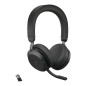 Jabra Evolve2 75 Auricolare Wireless A Padiglione Ufficio Bluetooth Base di ricarica Nero