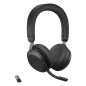 Jabra Evolve2 75 Auricolare Con cavo e senza cavo A Padiglione Ufficio Bluetooth Base di ricarica Nero Jabra Evolve2 75 Auricolare Con cavo e senza cavo A Padiglione Ufficio Bluetooth Base di ricarica Nero