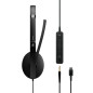 EPOS ADAPT 165T USB-C II Auricolare Cablato A Padiglione Ufficio USB tipo-C Nero