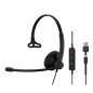 EPOS 1001419 cuffia e auricolare Cablato A Padiglione Ufficio USB Type-C / USB Type-A Nero