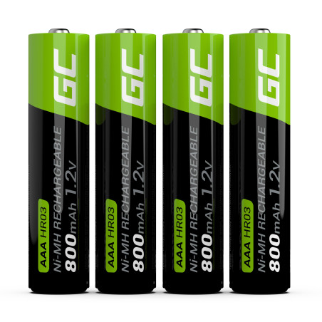 Green Cell GR04 batteria per uso domestico Batteria ricaricabile Mini Stilo AAA Nichel-Metallo Idruro (NiMH)