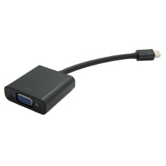ITB RO12.99.3125 cavo e adattatore video 0,15 m Mini DisplayPort VGA (D-Sub) Nero