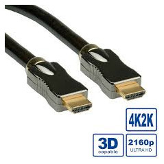 ITB RO11.04.5680 cavo HDMI 1 m HDMI tipo A (Standard) Nero, Oro