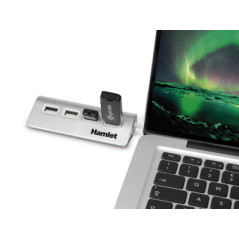 Hamlet 4 port Hub usb 2.0 a 4 porte 480 Mbps