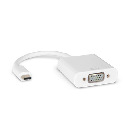 Hamlet HVATC2VGA cavo e adattatore video 0,13 m USB tipo-C VGA (D-Sub) Bianco