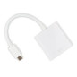Hamlet HVATC2VGA cavo e adattatore video 0,13 m USB tipo-C VGA (D-Sub) Bianco
