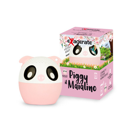 Hamlet XBTPET-PIG altoparlante portatile e per feste Altoparlante portatile mono Nero, Rosa, Bianco 4 W