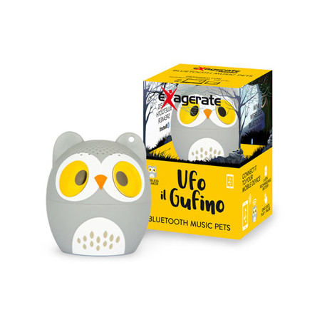 Hamlet XBTPET-OWL altoparlante portatile e per feste Altoparlante portatile mono Grigio, Bianco, Giallo 4 W