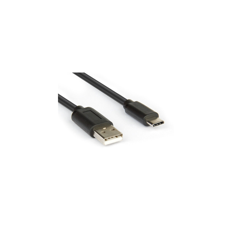 Hamlet XCU2A-UC-MM10 cavo USB USB 2.0 1 m USB A USB C 0,48 Gbit/s Nero