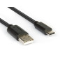 Hamlet XCU2A-UC-MM10 cavo USB USB 2.0 1 m USB A USB C 0,48 Gbit/s Nero