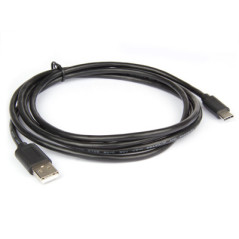 Hamlet XCU2A-UC-MM10 cavo USB USB 2.0 1 m USB A USB C 0,48 Gbit/s Nero