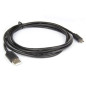 Hamlet XCU2A-UC-MM10 cavo USB USB 2.0 1 m USB A USB C 0,48 Gbit/s Nero