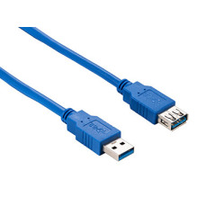 Hamlet XCU3A-MF18 cavo USB USB 3.2 Gen 1 (3.1 Gen 1) 1,8 m USB A 5 Gbit s Blu