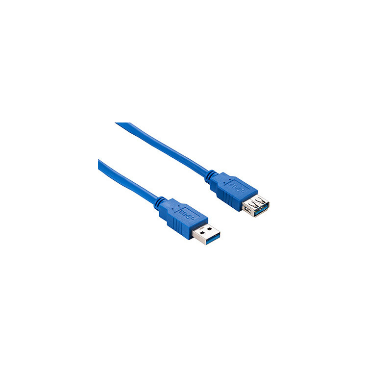 Hamlet XCU3A-MF18 cavo USB USB 3.2 Gen 1 (3.1 Gen 1) 1,8 m USB A 5 Gbit/s Blu Hamlet XCU3A-MF18 cavo USB USB 3.2 Gen 1 (3.1 Gen 1) 1,8 m USB A 5 Gbit/s Blu
