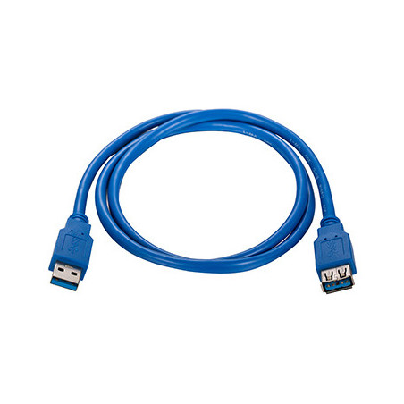 Hamlet XCU3A-MF18 cavo USB USB 3.2 Gen 1 (3.1 Gen 1) 1,8 m USB A 5 Gbit/s Blu