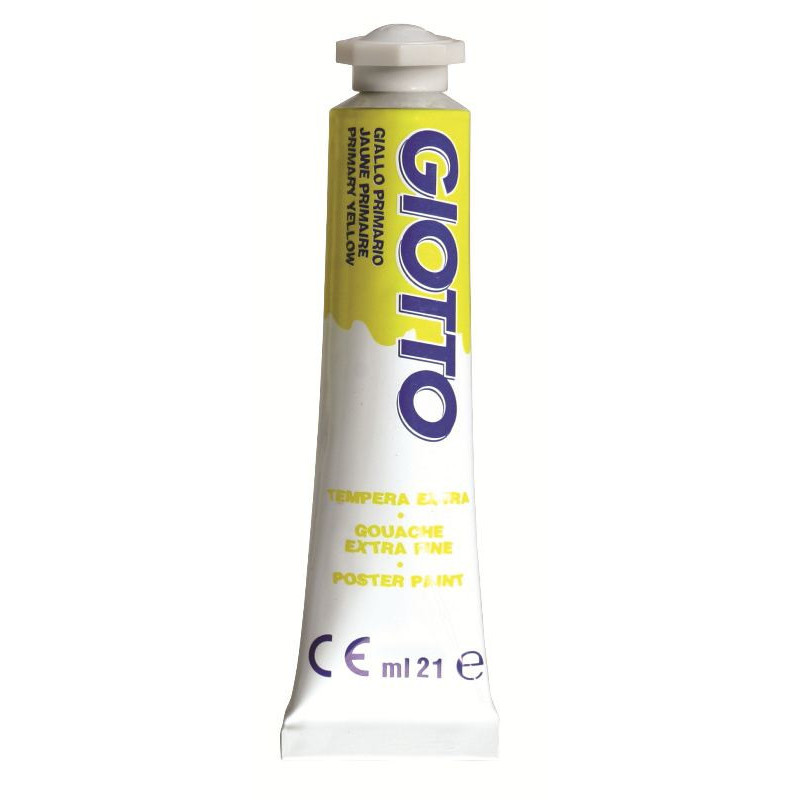F.I.L.A. Tubo Tempera Giotto 21Ml Giallo Primario