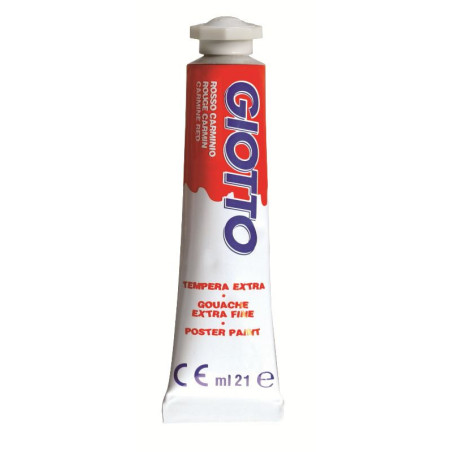 F.I.L.A. Tubo Tempera Giotto 21Ml Rosso Carminio