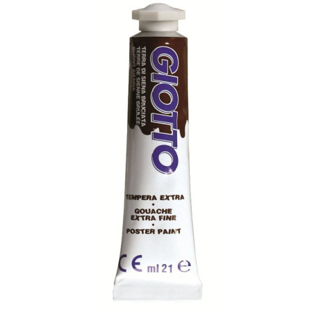 F.I.L.A. Tubo Tempera Giotto 21Ml Terra Di Siena Bruciata