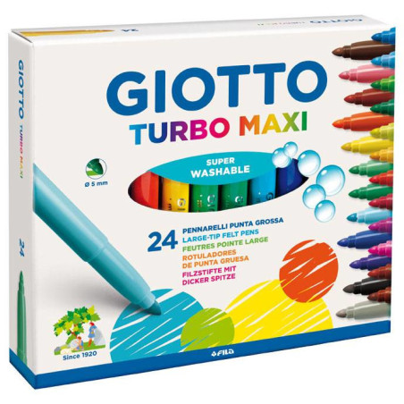 Giotto Turbo Maxi marcatore Multicolore 1 pz