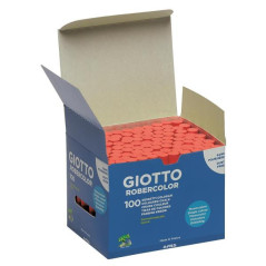 Giotto F539603 gesso per lavagna Rosso 100 pz