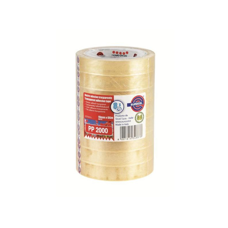 EUROCEL PP2000 66 m Trasparente 8 pz EUROCEL PP2000 66 m Trasparente 8 pz
