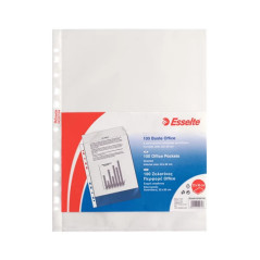 Esselte 391097100 foglio di protezione A4 Polipropilene (PP) 100 pz