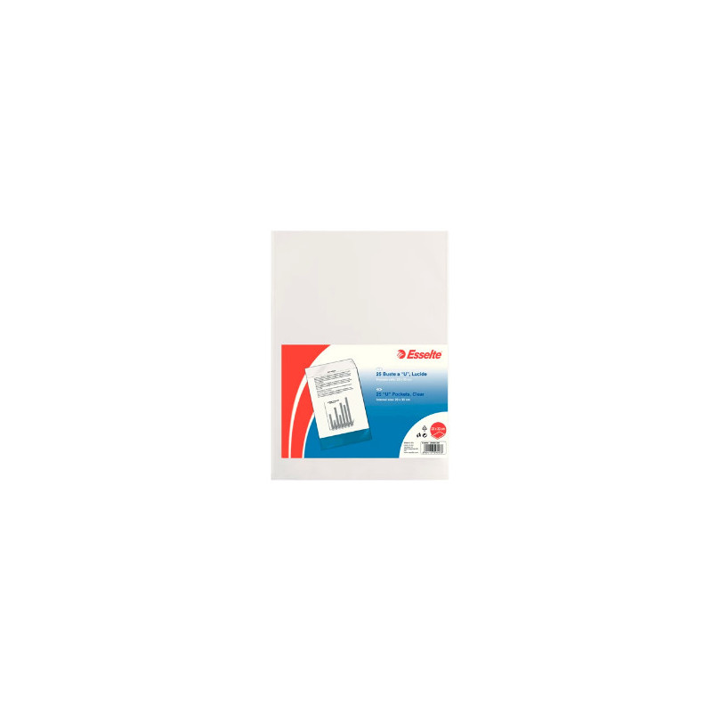 Esselte 395901300 busta Trasparente 25 pz