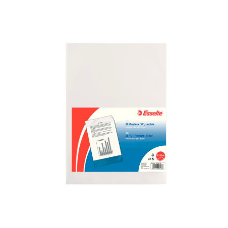 Esselte 395901300 busta Trasparente 25 pz